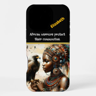 A warrior's bond with the eagle at dawn iPhone 16 pro max case