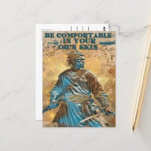 A Warrior's Unbreakable Spirit Postcard