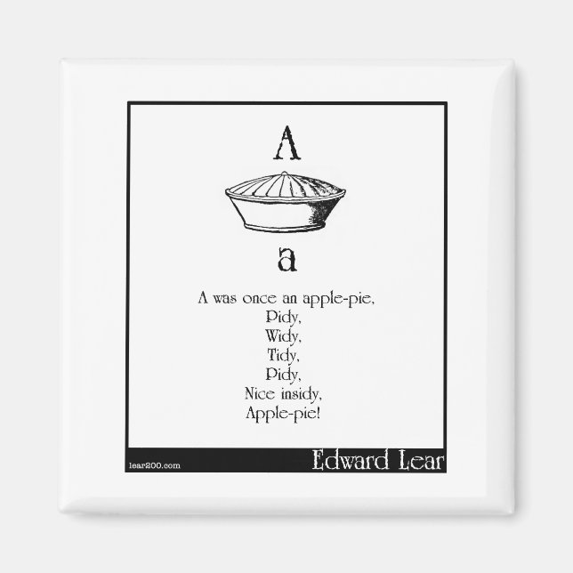 A was once an apple-pie magnet (Front)