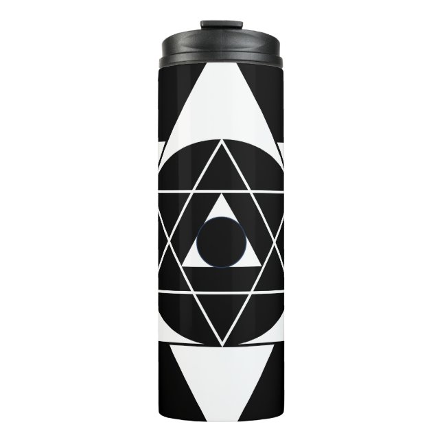 a water bottle emblazoned with Korean philosophy. (Front)