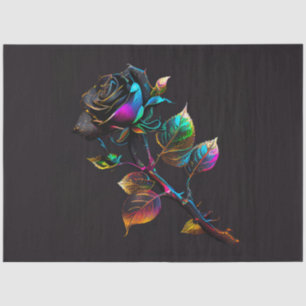 A Watercolor Rose Clipart Series Design 4 Tissue Paper
