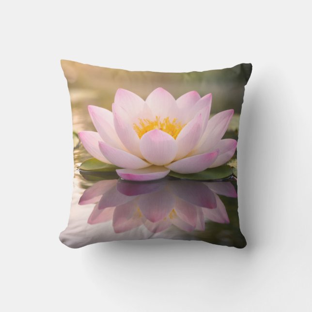 A Waterlily Cushion (Front)