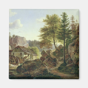 A Watermill in the Vosges near Ribanville, 1836 Magnet