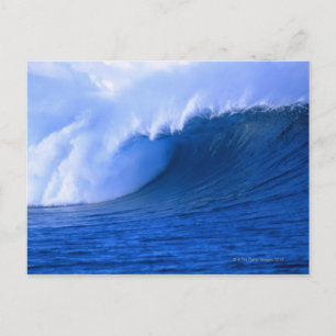 a wave crashing postcard
