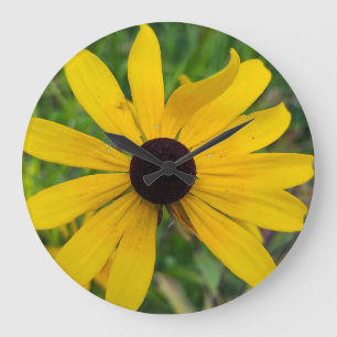 A Wavy Flower Large Clock