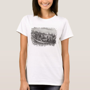 A Wealthy Mandarin Dining in a Boat, illustration T-Shirt