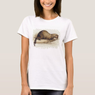 A Weasel, 1832 (w/c, pen, ink, gouache and gum ove T-Shirt