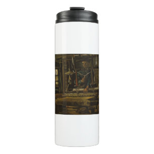 A weaver's cottage - Van Gogh - c1884 Thermal Tumbler