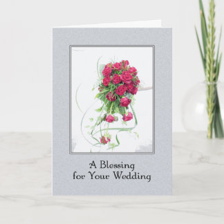 A Wedding Blessing Card