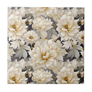 A Wedding Floral Series Design 10 Ceramic Tile
