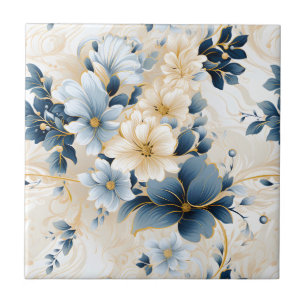 A Wedding Floral Series Design 12 Ceramic Tile