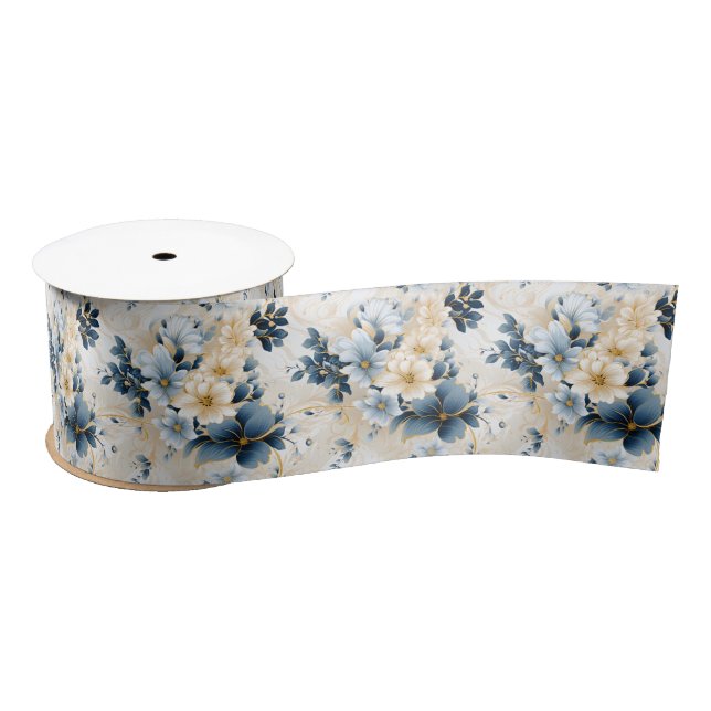 A Wedding Floral Series Design 12 Satin Ribbon (Spool)