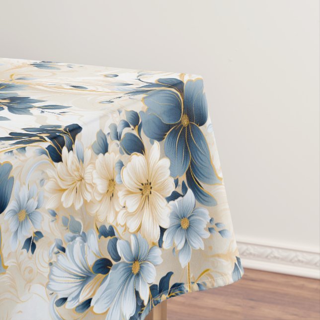 A Wedding Floral Series Design 12 Tablecloth (In Situ)