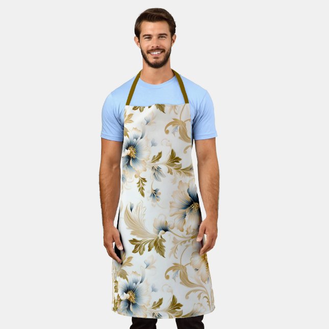 A Wedding Floral Series Design 3 Apron (Worn)