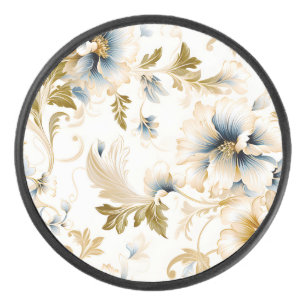 A Wedding Floral Series Design 3 Hockey Puck