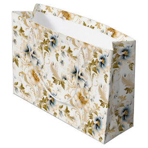 A Wedding Floral Series Design 3 Large Gift Bag