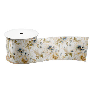 A Wedding Floral Series Design 3 Satin Ribbon