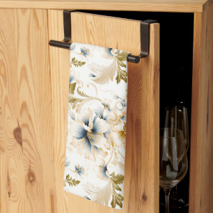 A Wedding Floral Series Design 3 Tea Towel