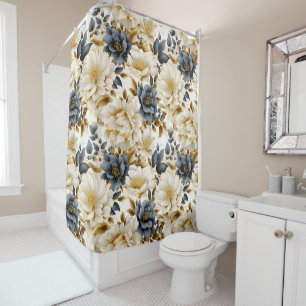 A Wedding Floral Series Design 5 Shower Curtain
