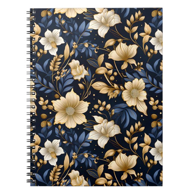 A Wedding Floral Series Design 6 Notebook (Front)
