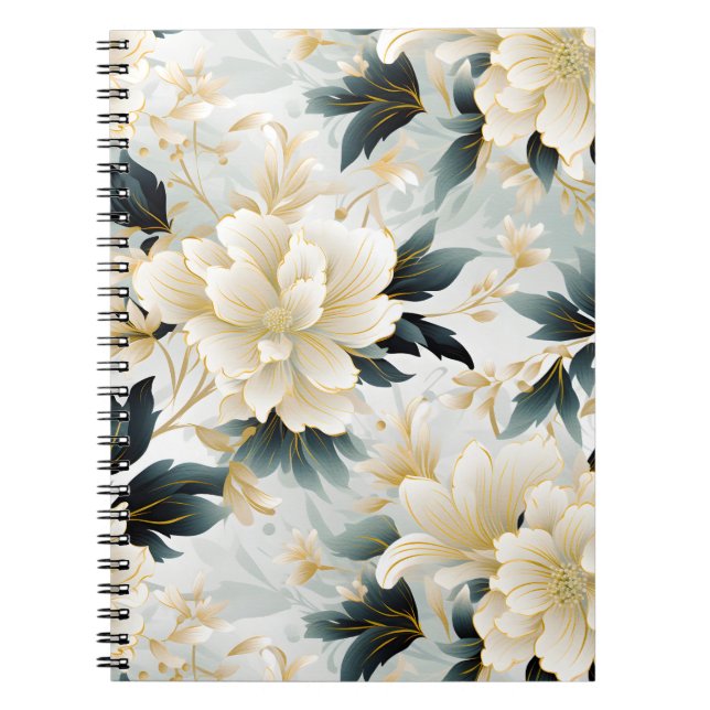 A Wedding Floral Series Design 7 Notebook (Front)