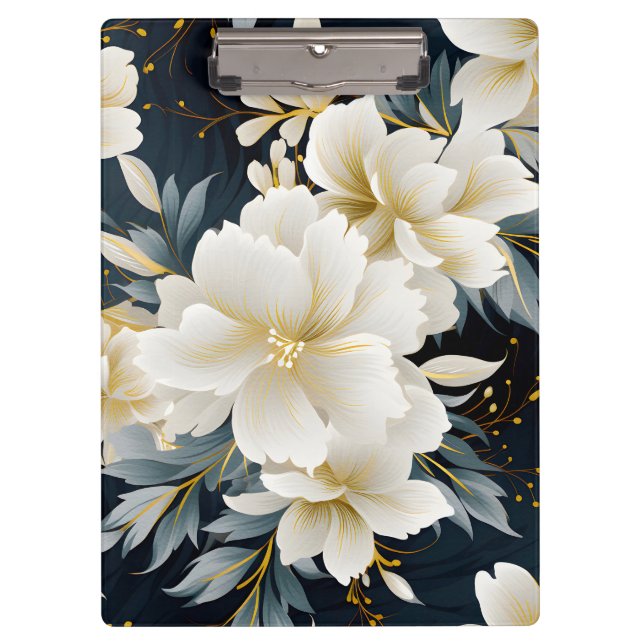 A Wedding Floral Series Design 8 Clipboard (Front)