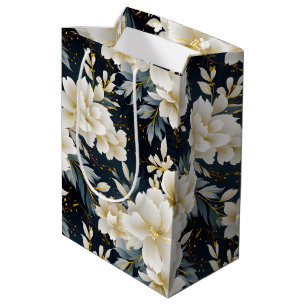 A Wedding Floral Series Design 8 Medium Gift Bag