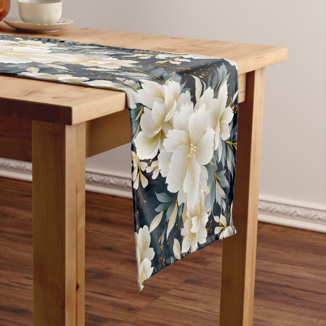 A Wedding Floral Series Design 8 Short Table Runner (In Situ)