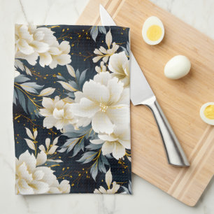 A Wedding Floral Series Design 8 Tea Towel