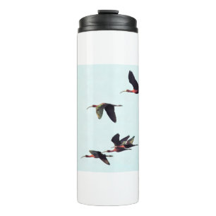 A Wedge of Ibises In Flight Thermal Tumbler
