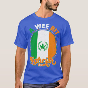 A Wee Bit Highrish Vintage Ireland Flag St Patrick T-Shirt