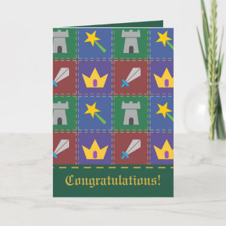 A Wee One's Fantasy Quilt Greeting Card