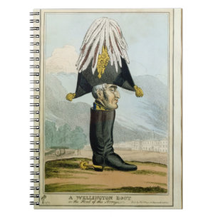 A Wellington Boot - or the Head of the Armye, Notebook