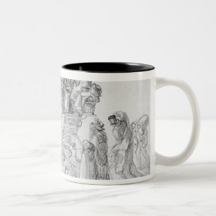 A West Country Mail Coach leaving Piccadilly Two-Tone Coffee Mug