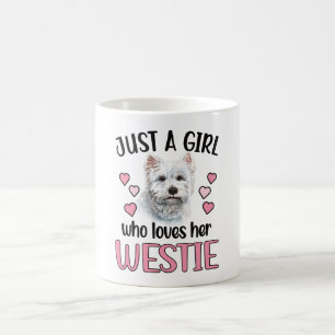 A Westie Girl West Highland White Terrier Mum Coffee Mug