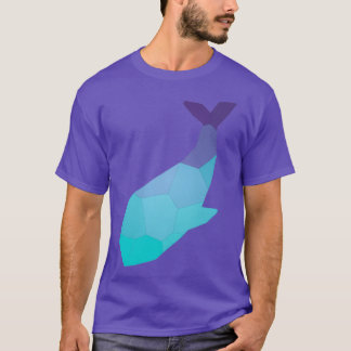 A whale floating in the Glacier T-Shirt