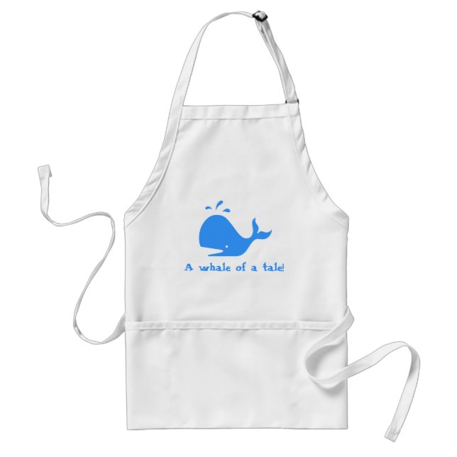 A whale of a tale! standard apron (Front)