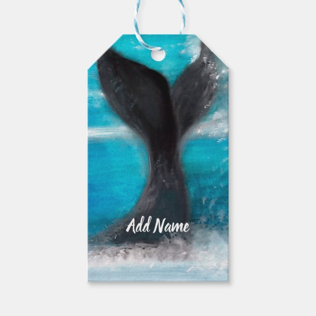 A Whale's Tail    Gift Tags (Front)