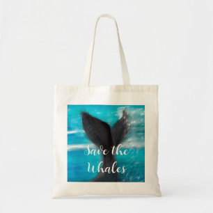 A Whale's Tail - Save the Whales Tote Bag