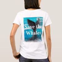 A Whale's Tail - Save the Whales White