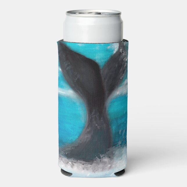 A Whale's Tail    Seltzer Can Cooler (Seltzer Back)