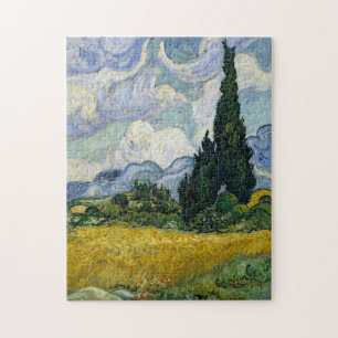 A Wheatfield with Cypresses Van Gogh Jigsaw Puzzle