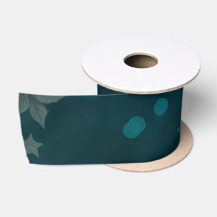 A whimsical Christmas illustration, Satin Ribbon