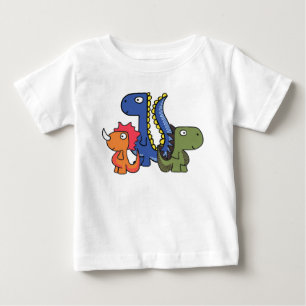 A whimsical dinosaur friend, cute and adorable. baby T-Shirt