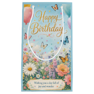 A Whimsical Garden Celebration Small Gift Bag