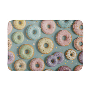 A Whimsical Pastel Donut Dream Bath Mat