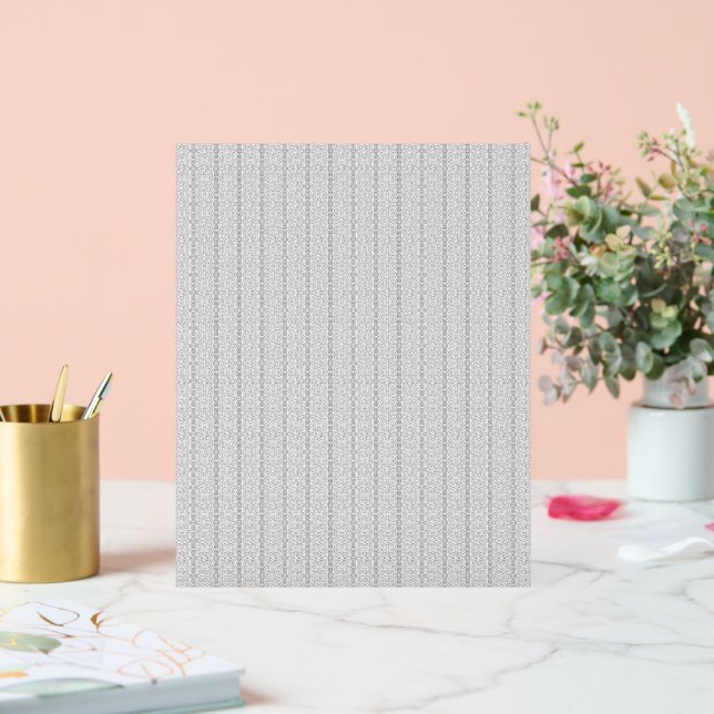 a white and grey wallpaper with a pattern on it acrylic sign (Wedding)