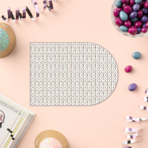 a white background with a brown pattern on it acrylic invitations