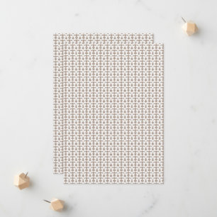 a white background with a brown pattern on it announcement