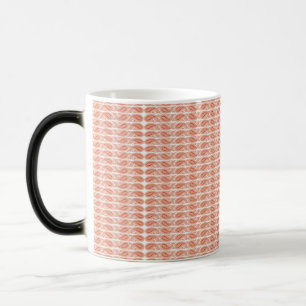  a white background with a pattern of circles magic mug